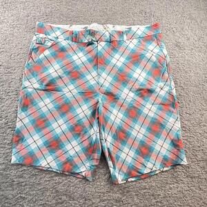 Royal & Awesome Men's Casual Shorts Plaid Pattern Size 40 SEE PEN MARK